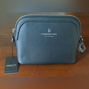 London Fog Black Crossbody Bag